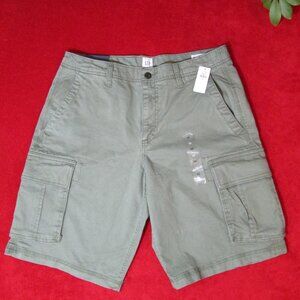 GAP 11' Cargo Shorts Green GapFlex